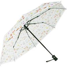 Umbrellas Soake Laura Wall Seaside Themed Auto Open & Close Folding Umbrella Stripes Multicoloured