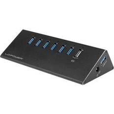 6 porte usb LC-Power LC-HUB-ALU-2B-7