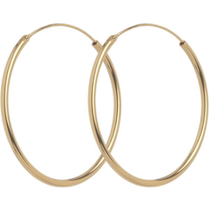 Pernille Corydon Plain Hoops - Gold