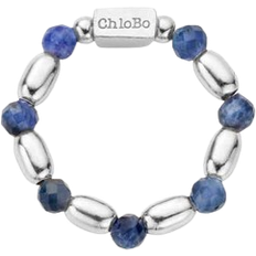 Mini Rice Ring - Silver/Blue