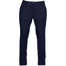 Clothing Cotton Rich Stretch Chino Trousers Navy