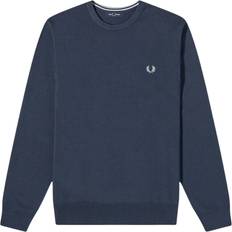 Fred Perry Truien Fred Perry Classic V-Neck Shaded Navy Blue Jumper