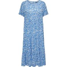 Only Life S/S Dress 4555897 Faded Denim Multi Dot XS/34
