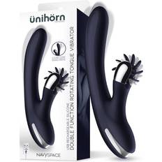 Sexleksaker IntoYou Ünihörn Navyspace Vibe with Rotating Tongues 2 Motors