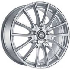 MSW 86 Alloy Wheels in Full Silver Set of 4 17x7.5 Inch ET48 5x112 PCD 73mm Centre Bore