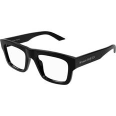 Glasögon & Läsglasögon Alexander McQueen AM0452O 001 Svarta Endast Båge Män