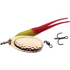 Manopoulos KarlK Flying C gennemløbsspinner -Gul-Rød/Kobber blad-20 gr
