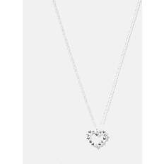 Little Miss Lovely Halsband Little Miss Lovely Silverhalsband för barn hjärta stenar, 2cm