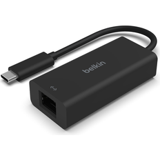 Usb c till ethernet Belkin USB C - RJ45 Ethernet Adapter M-F 0.1m