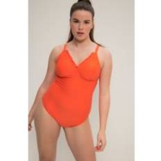 Studio Untold Textured One Piece Swimsuit orange