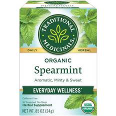 Food & Drinks Traditional Medicinals Organic Spearmint Tea 24g 16pcs