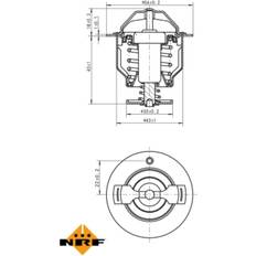 Thermostats Moteur NRF 725119 Thermostat Liquide De Refroidissement