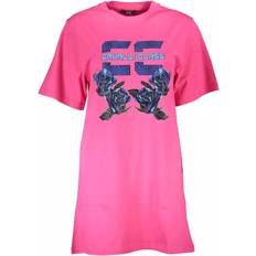 Men - Pink Dresses Cavalli Class Pink Cotton Women's Dress