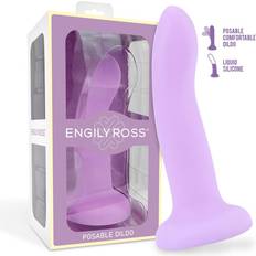 Engily Ross Engily Ross Dildox Posable Dildo Liquid Silicone Purple 17cm