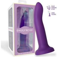 Engily Ross Dildox Color Changing Liquid Silicone Dildo L 21cm Purple-Pink