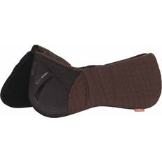 Saddle Pads LeMieux ProSorb Plain Pocket Quilted Half Pad Brown