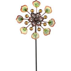 Garden & Outdoor Environment Elegant Yellow New Gardening Metal Ornament Explosive Peacock Tail