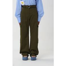 Bukser MSGM Trousers Woman colour Military