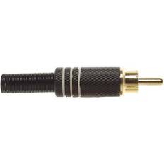 Stagg Rca Male Plug-Nickel Plt Black