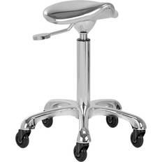 Læder Sadelstole Gabbiano Taboret Fine Silver Roll Speed Sadelstol 74cm