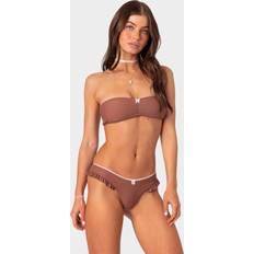 Brown Bikini Tops Edikted Maggie Bandeau Bikini Top