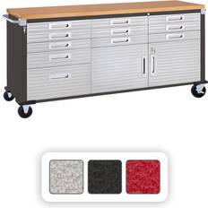 Seville Classics UltraHD Rolling Workbench Graphite