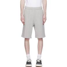 Gray Pinched Seam Shorts LIGHT GREY