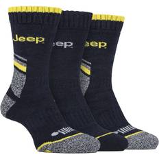 Jeep Mens Heavy Duty Work Socks with Arch Support Navy