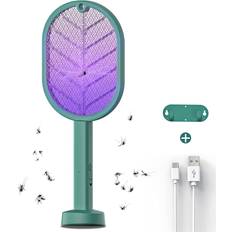 Garden & Outdoor Environment Bedee 2 in 1 10 Fly Racket Zapper Killer Swatter Bug Mosquito