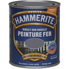 Hammerite Grey Paint Hammerite Glossy Lacquered Painting Grey 0.25L