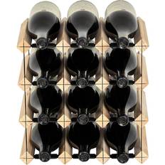 Interior Details mensolas 12 Bottles Pine Wine Rack