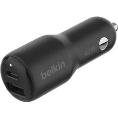 Usbc til usba Belkin 42W USB-C and USB-A Car Charger