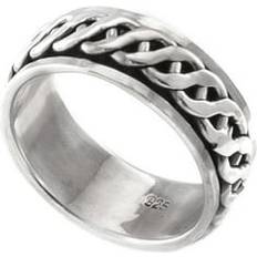 Silverly Spinner Ring Sterling Silver Chunky Celtic Knot -