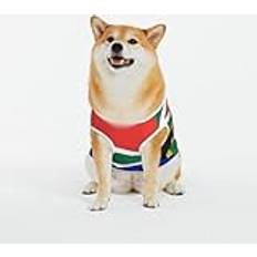 Siulas hundjacka, husdjurskläder hundar, Sydafrika flagga hundpyjamas, kappa medelstora hundar