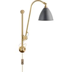 GUBI Bestlite BL5 Lamp Ø16 Brass Grey Wall light