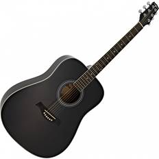 Gear4music Dreadnought Acoustic Guitar by Gear4music, Black