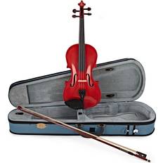 Harlequin Violin Outfit, Cherry Red, 3/4