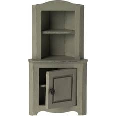 Maileg Corner cabinet, Mouse Leksaker Light green H:15.5 x W:8 cm