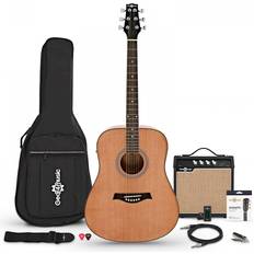 Electro acoustic guitar Gear4music Dreadnought Electro Acoustic Guitar 15W Amp Pack