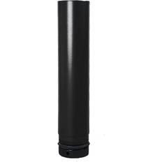 Nsp Pellet- Ofenrohr 0,50m DN 80mm matt-schwarz emailliert