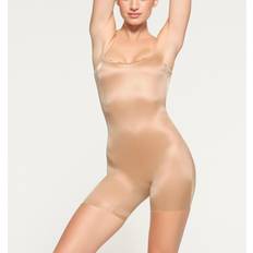 3XL Body SKIMS Low Back Mid Thigh Bodysuit Light Neutral Simply Bare