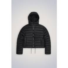 Rains Giubbotti Rains Lohja Short Puffer Jacket Black