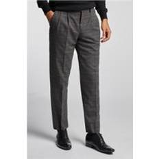 Jeff Banks Grey Check Men's Trousers Grey 44R