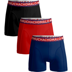 Muchachomalo Mens 3-pack Boxershorts Men Multicolour Cotton