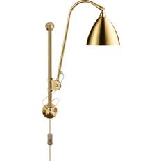 GUBI Wall Lamps GUBI Bestlite BL5 Lamp Ø16 Brass Shiny Brass Wall light