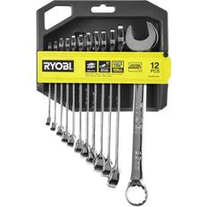 Ryobi Nycklar Ryobi Blocknyckelsats RHWR12PC 12 delar U-ringnyckel