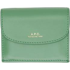 A.P.C. Green Genève Trifold Wallet - KAZ Jade UNI