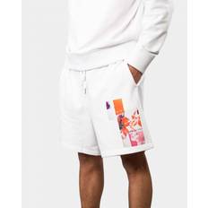 Armani Exchange White Shorts Armani Exchange Summer Graphic Mens Shorts White