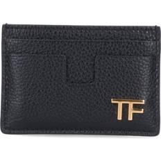 Geldbörsen & Schlüsseletuis Tom Ford Black Leather Cardholder - Black - UNI