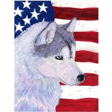 Garden & Outdoor Environment PatioPlus 40 Usa American Flag With Siberian Husky Flag Canvas House
